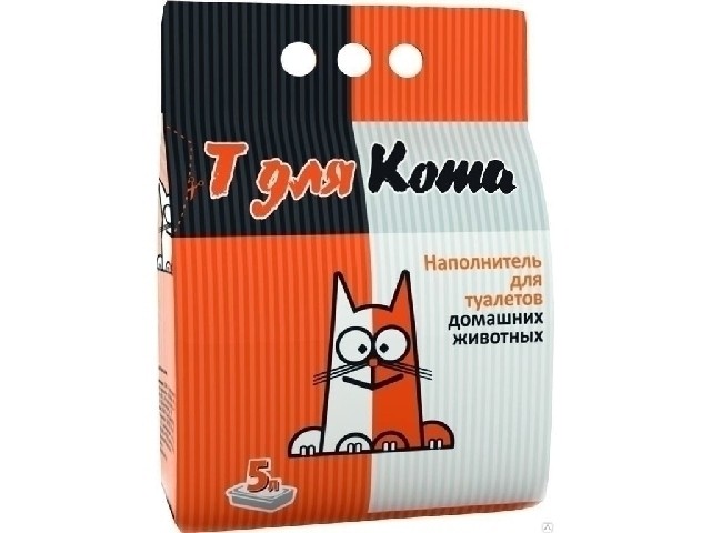 Гигиенический наполнитель Т для Кота 5 л. для туалетов домашних животных
